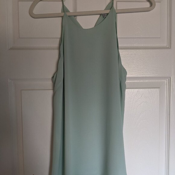 Seafoam Scalloped Edge Blouse - Picture 1 of 4